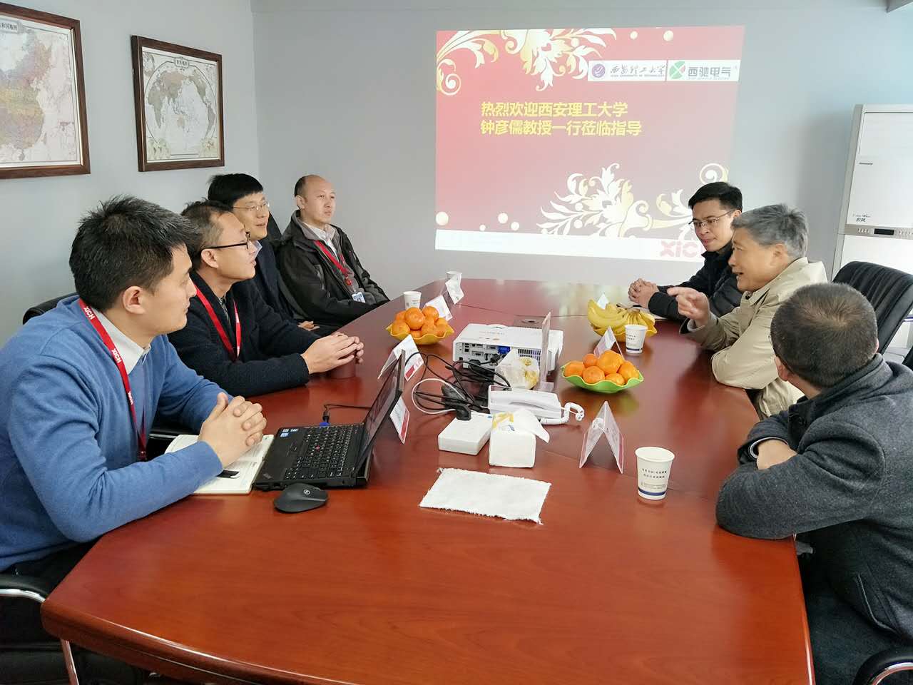 西安理工大鐘彥儒教授蒞臨集團研發中心考察指導(圖1)